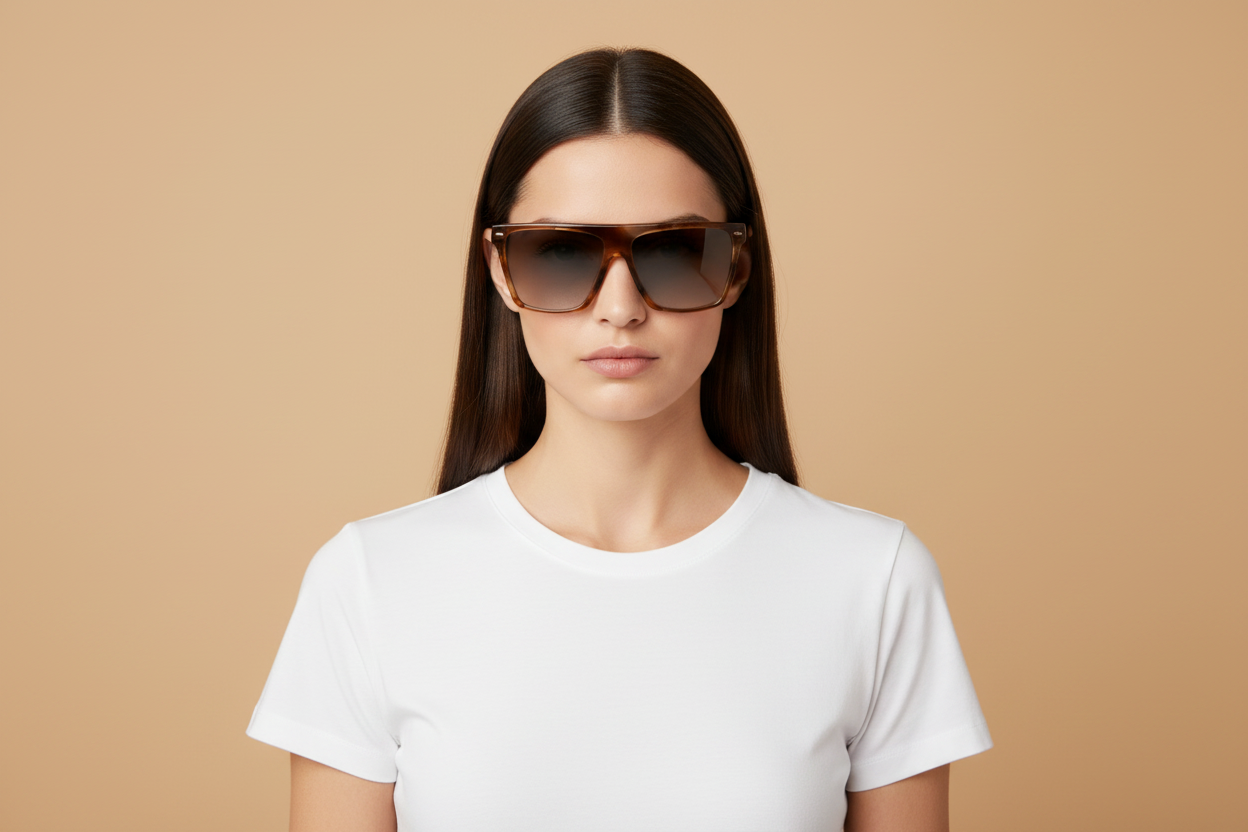 Modelo femenino llevando Gafas de Sol Carrera CA3027S 8079O 58 13