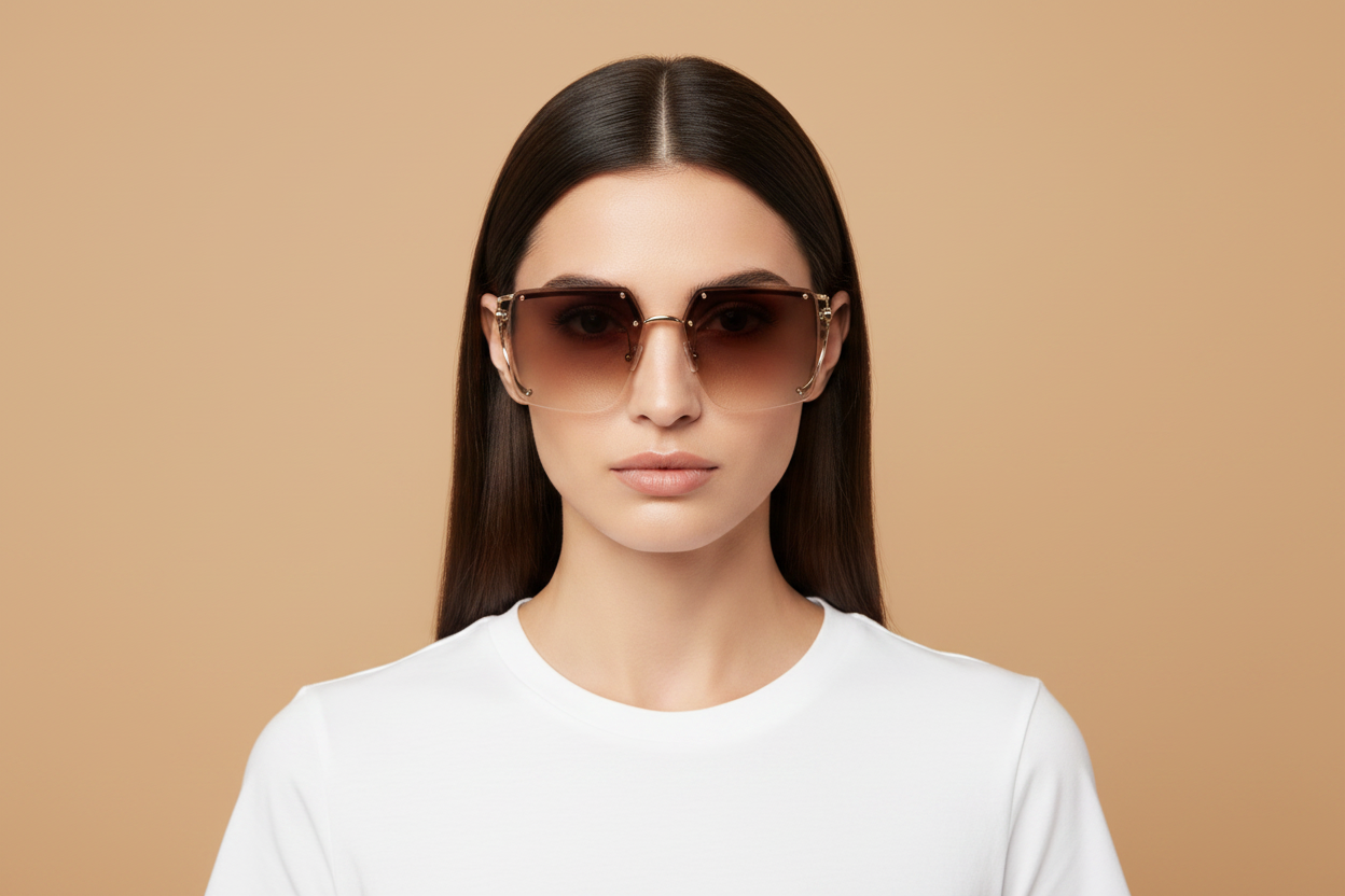Modelo femenino llevando Gafas de Sol Carrera CA3041/S FG4HA 60 15