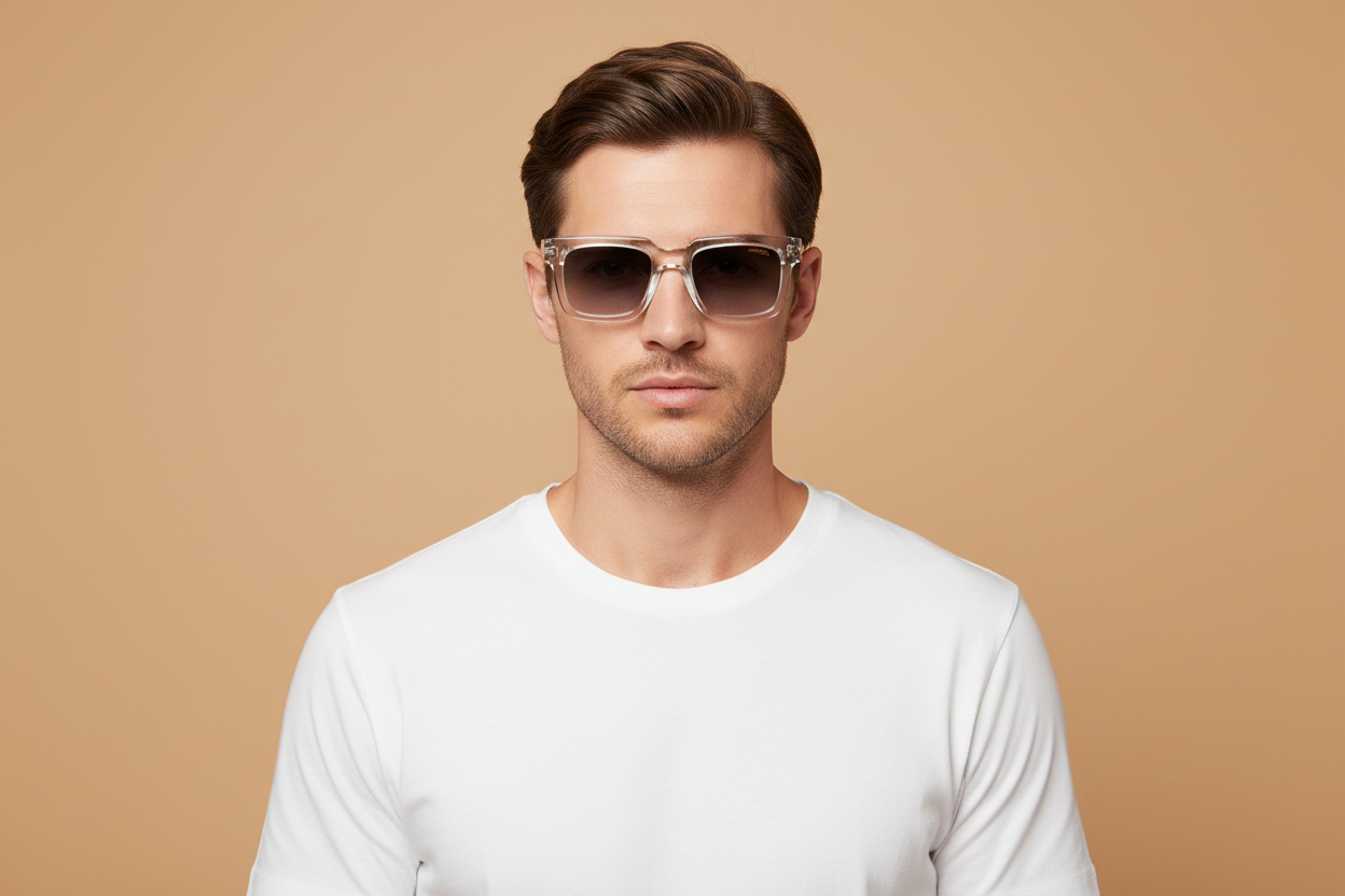 Modelo masculino llevando Gafas de Sol Carrera CA316/S KB7FQ 52 21