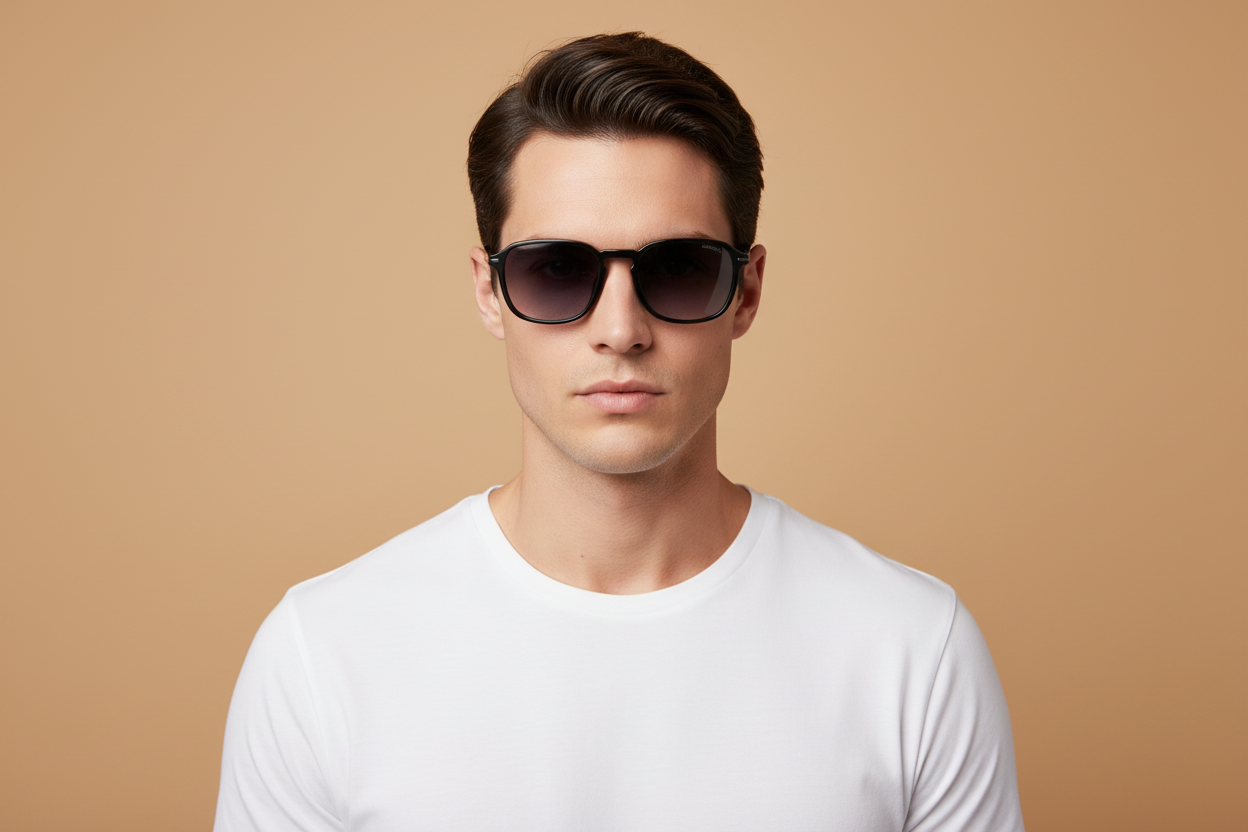 Modelo masculino llevando Gafas de Sol Carrera CA328/S 08A9O 53 20