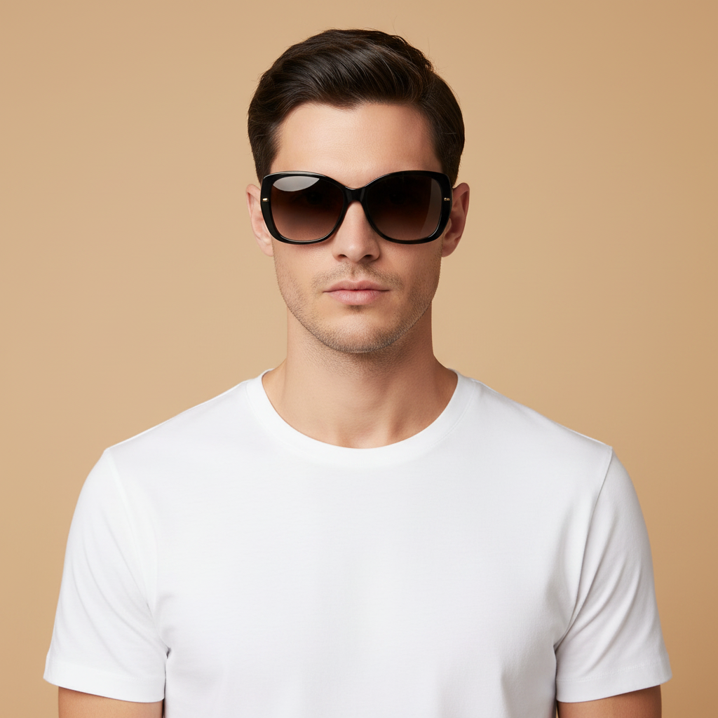 Modelo masculino llevando Gafas de Sol Carrera CA350 2M208 58 16