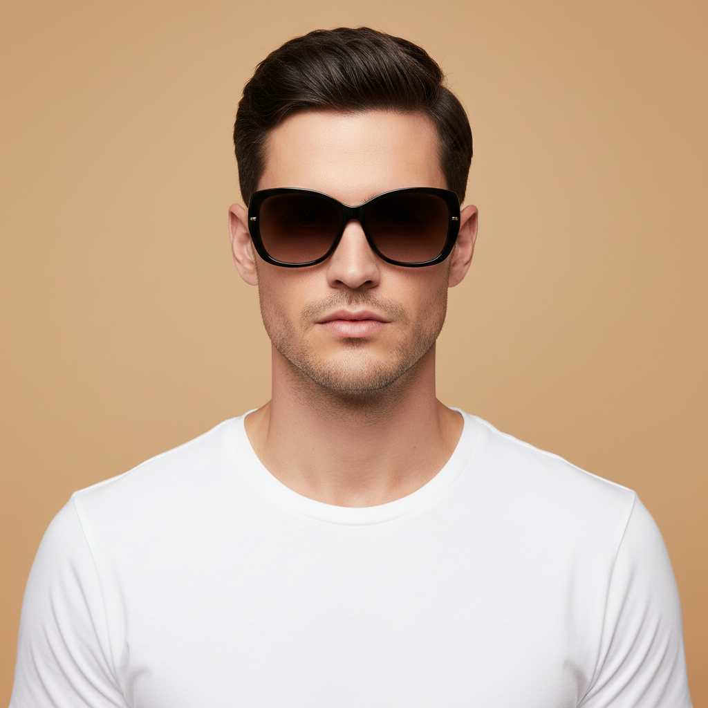 Modelo masculino llevando Gafas de Sol Carrera CA366 KB7FQ 59 16
