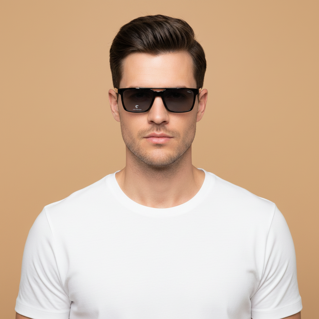 Modelo masculino llevando Gafas Graduadas Carrera CA8069C 08A 53 17