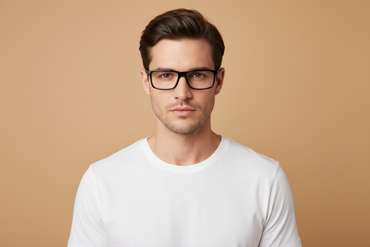 Male model wearing Gafas Graduadas Carrera CA8929 807 56 15