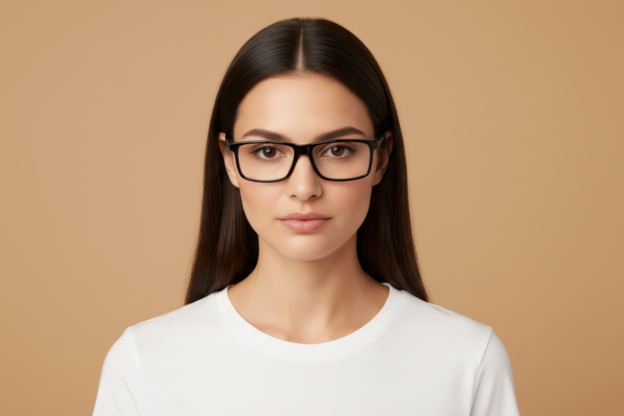 Female model wearing Gafas Graduadas Carrera CA8929 807 56 15