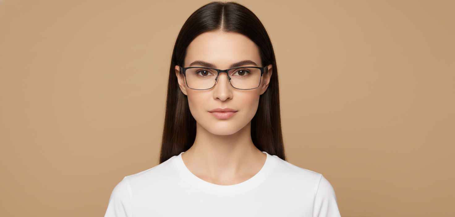 Female model wearing Prescription Glasses Emporio Armani EA3279 6344 51 21