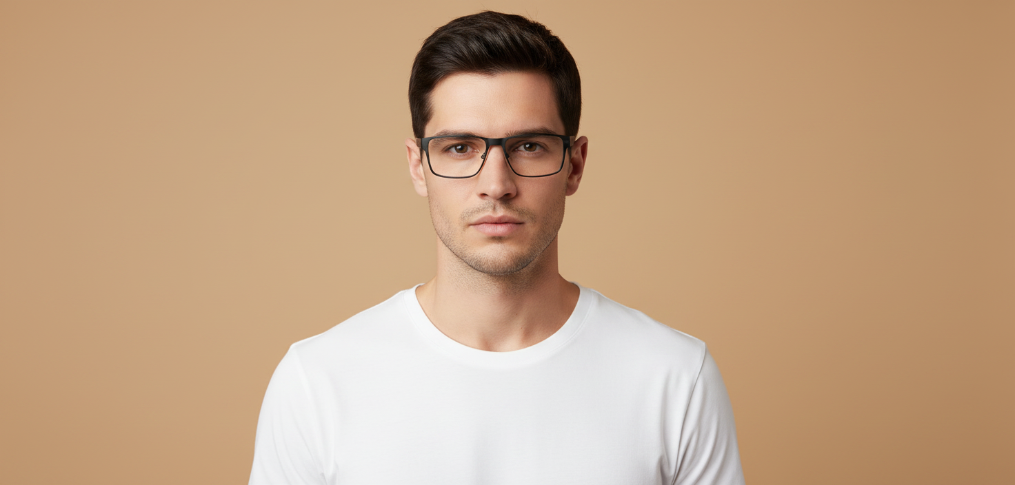 Мужская модель в Очки для зрения Emporio Armani EA1157 3001 53 17