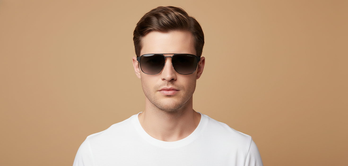 Мужская модель в Солнцезащитные очки Emporio Armani EA2144 336511 60 16