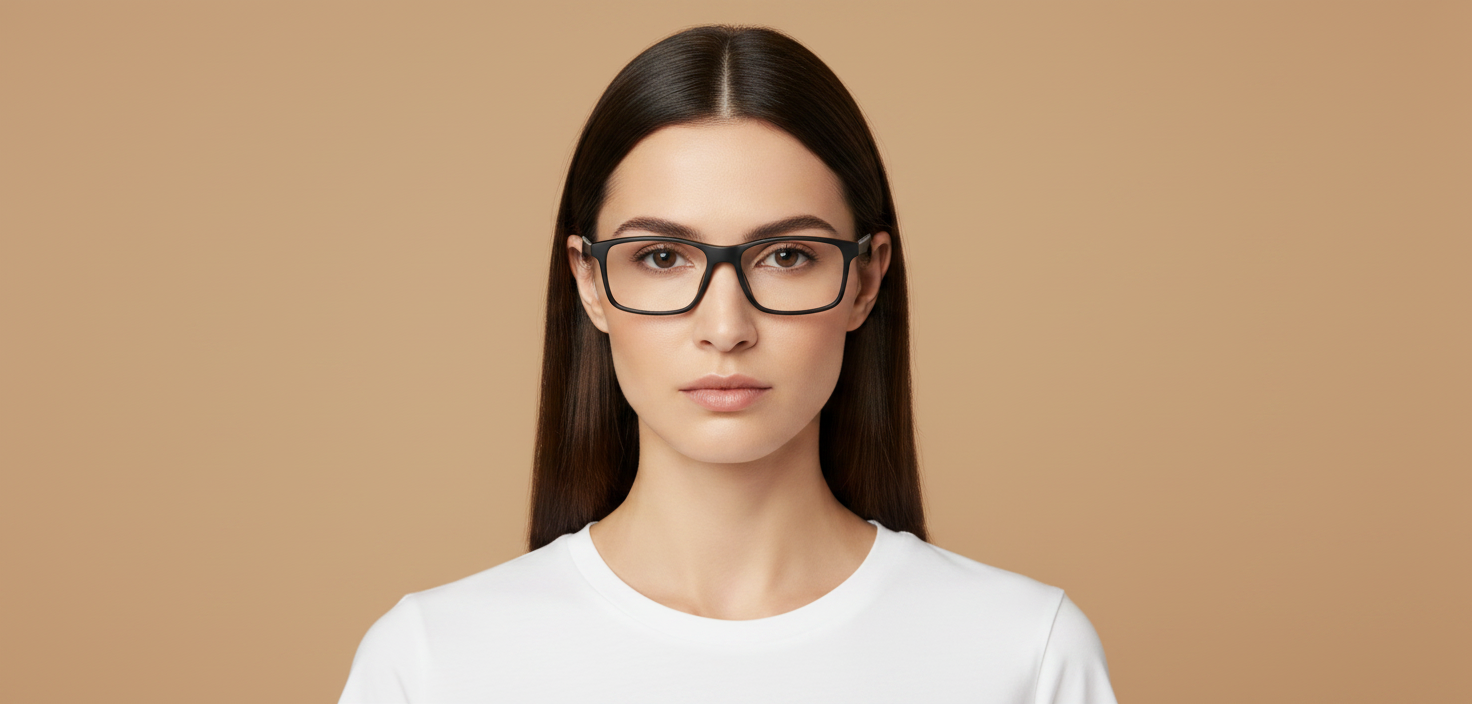 Weibliches Modell trägt Korrektionsbrillen Emporio Armani EA3279 6344 51 21