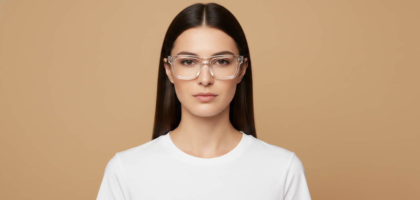 Female model wearing Prescription Glasses Emporio Armani EA3279 6344 51 21