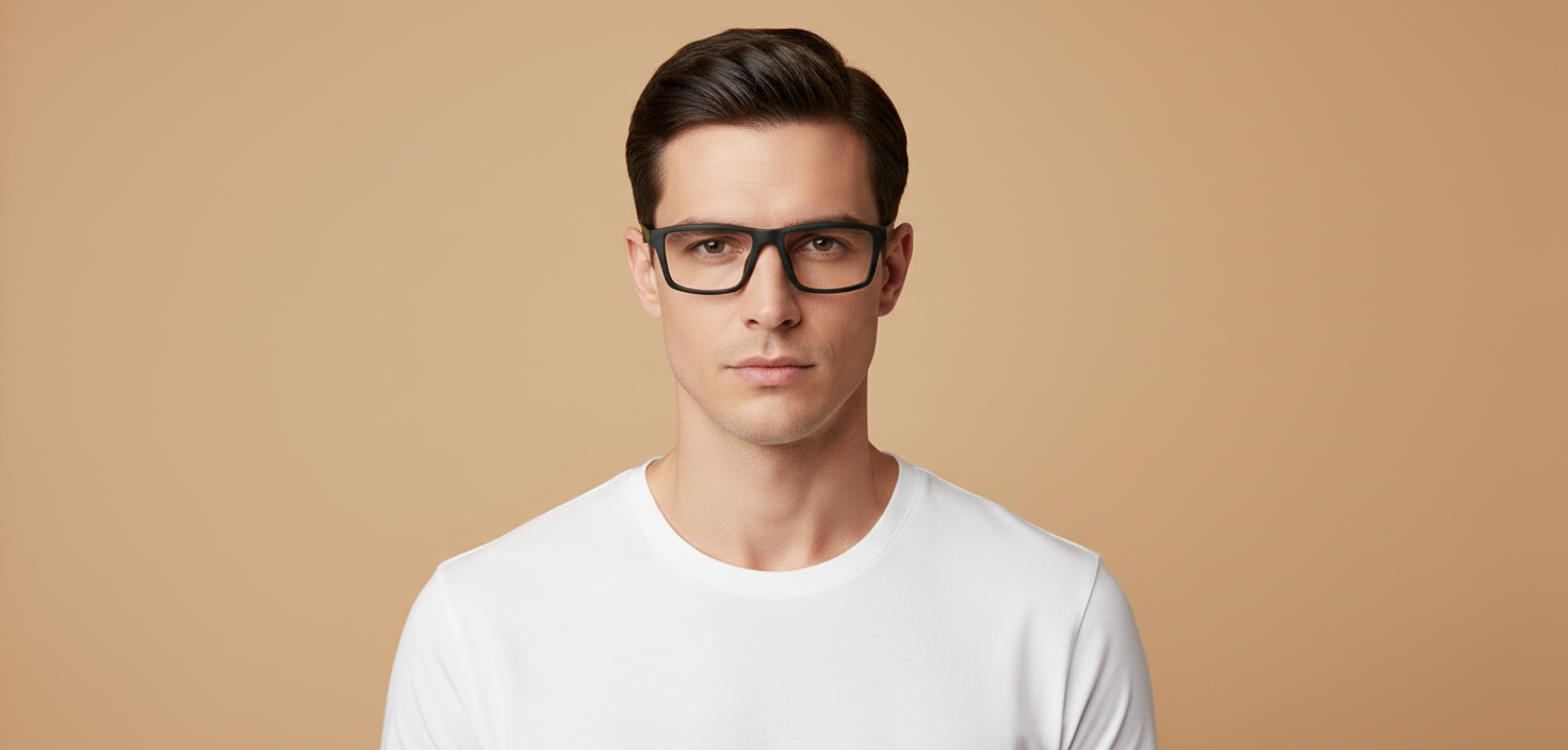 Modèle homme portant Lunettes de Vue Emporio Armani EA4189U 50011W 55 17