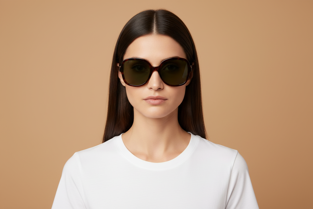 Женская модель в Солнцезащитные очки Gucci GG1178 003 56 20