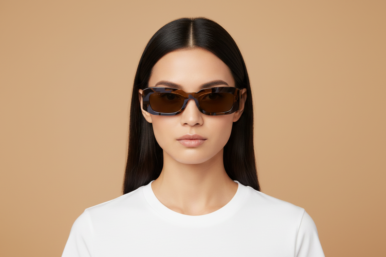 Женская модель в Солнцезащитные очки Gucci GG1426 003 54 19