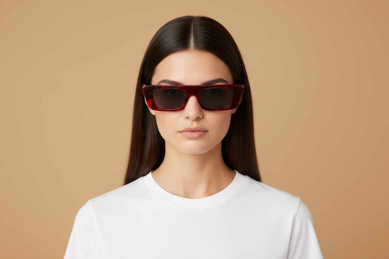 Modelo femenino llevando Gafas de Sol Gucci GG1625 002 54 16
