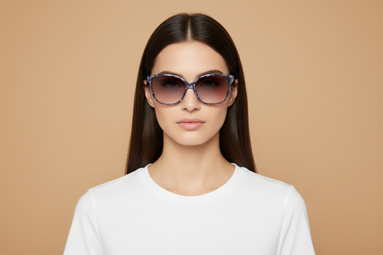 Женская модель в Солнцезащитные очки Jimmy Choo Cass ZS7 61 13