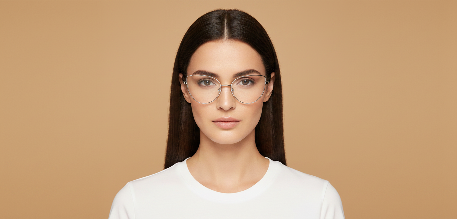 Modelo femenino llevando Gafas Graduadas Jimmy Choo JC2008 3002 56 17