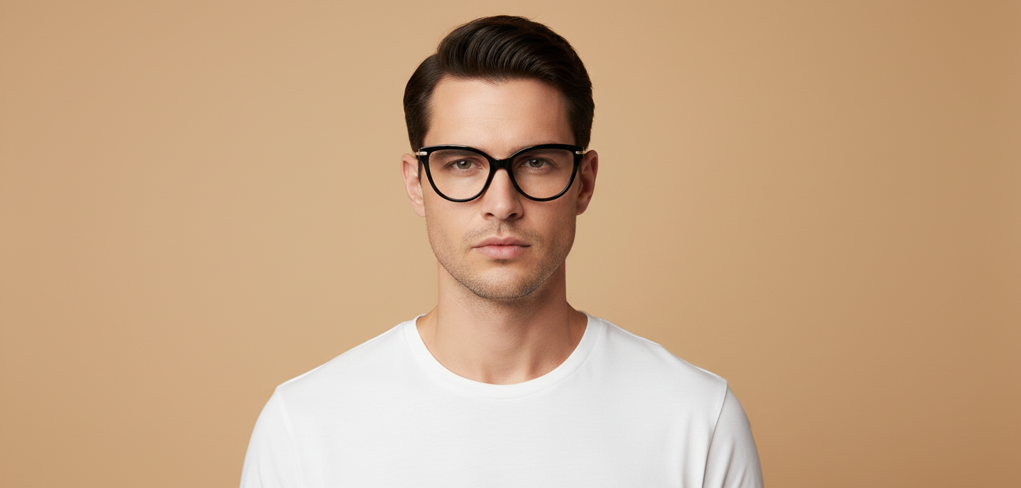 Modelo masculino llevando Gafas de Sol Jimmy Choo JC3001B 5000 54 17
