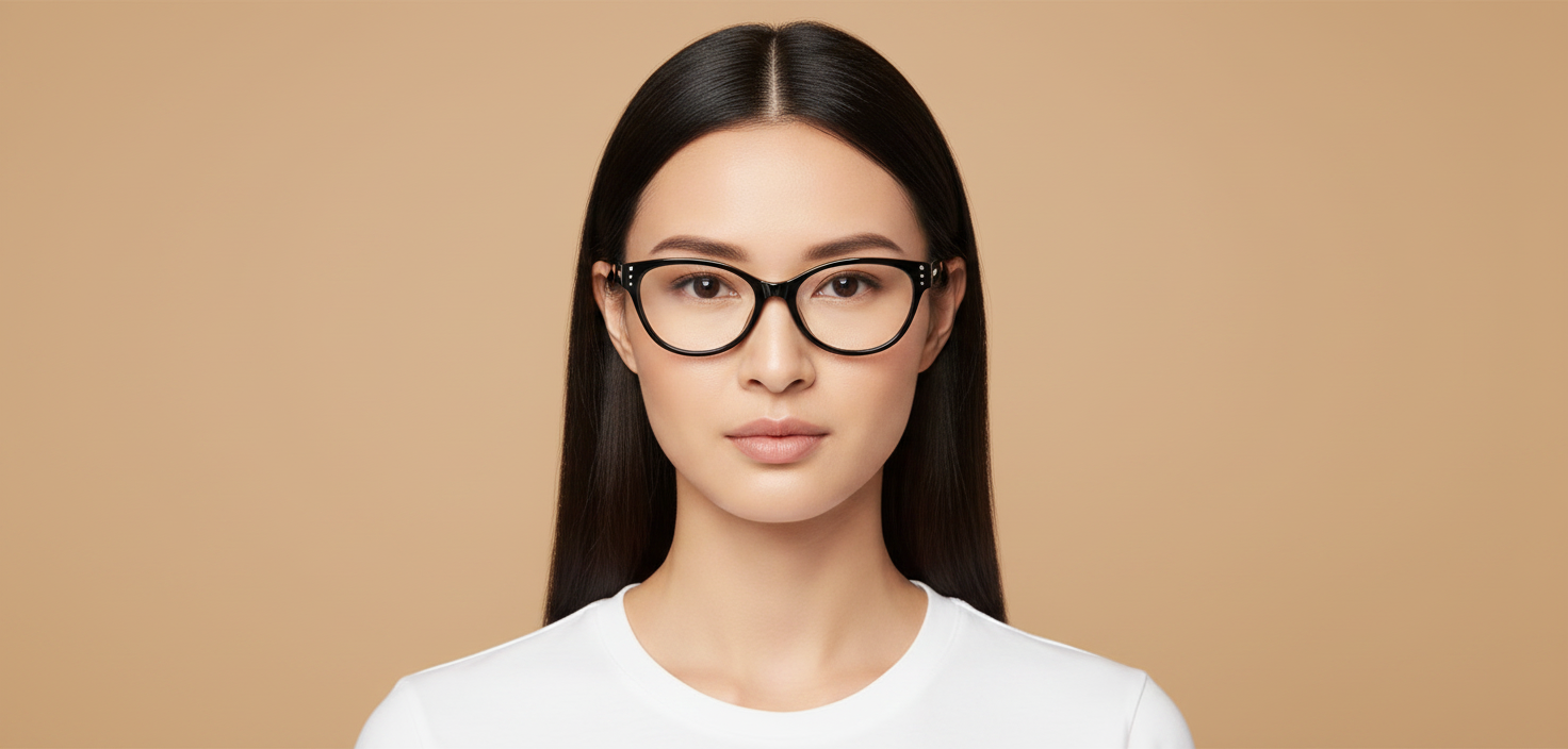 Modelo femenino llevando Gafas de Sol Jimmy Choo JC3003BU 5000  52 17