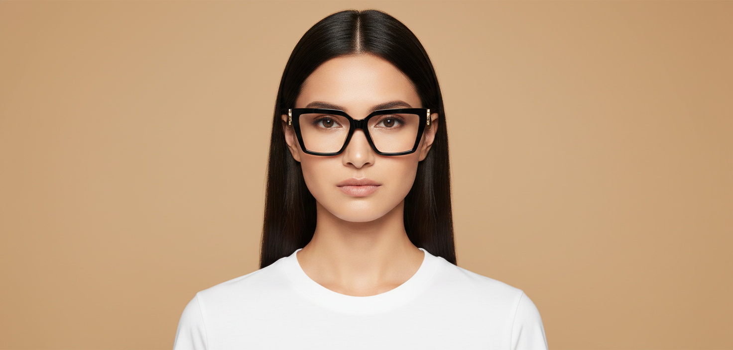Modelo femenino llevando Gafas de Sol Jimmy Choo JC3017U 5000 54 17
