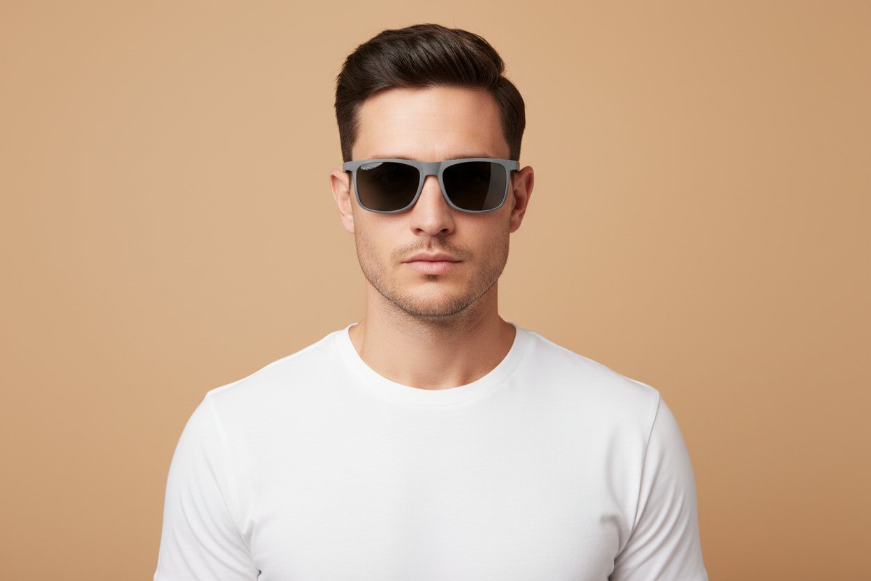 Modelo masculino llevando Gafas de Sol Maui Jim Makamae MJ619 14 56 17