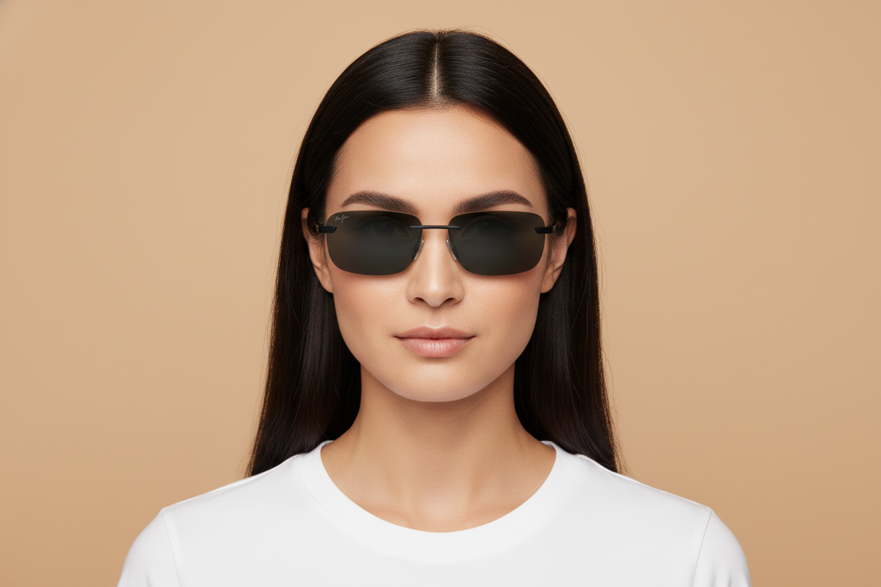 Modelo femenino llevando Gafas de Sol Maui Jim Lanakila MJ624 02 59 15