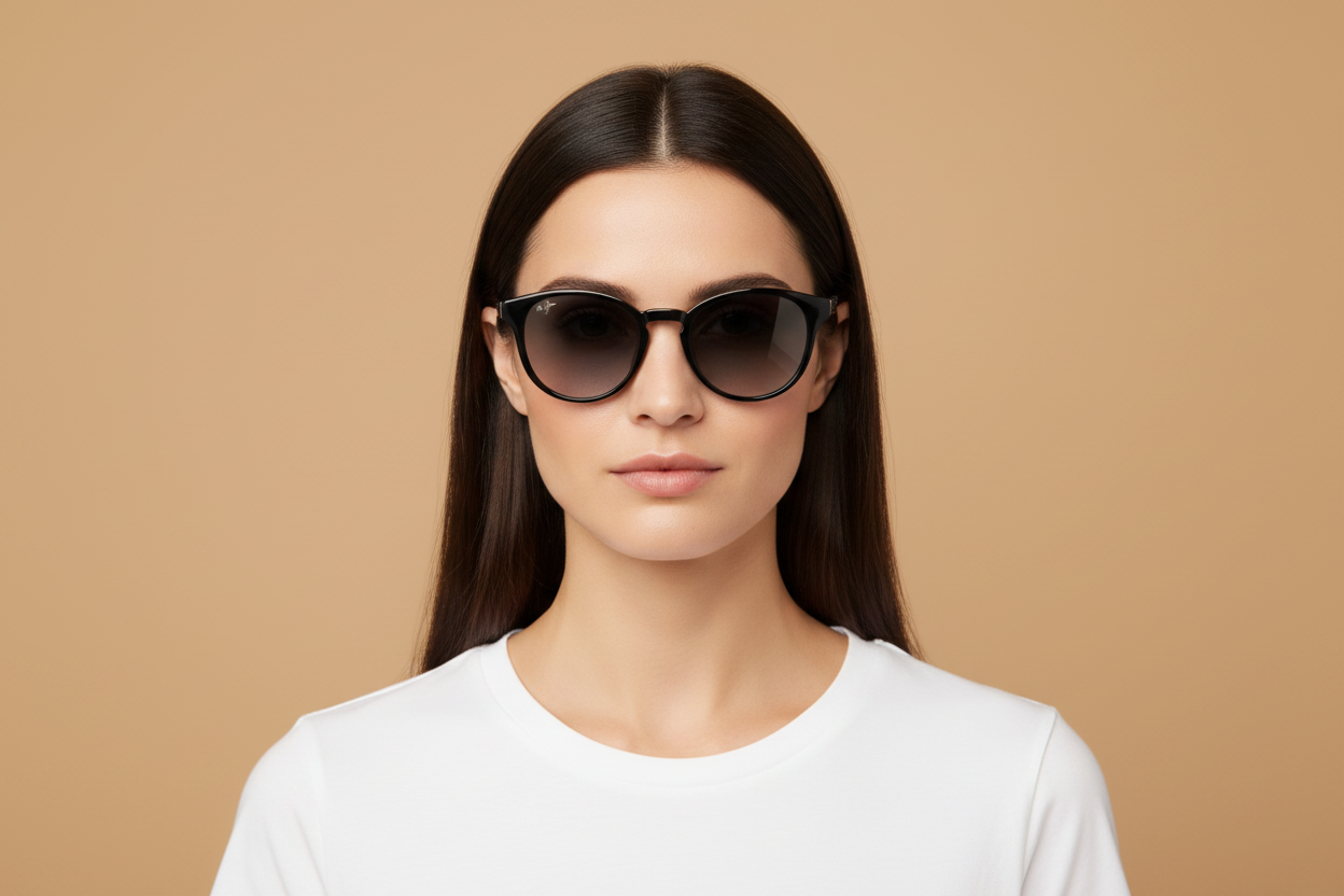 Modelo femenino llevando Gafas de Sol Maui Jim Hiehie MJ636 14 50 20