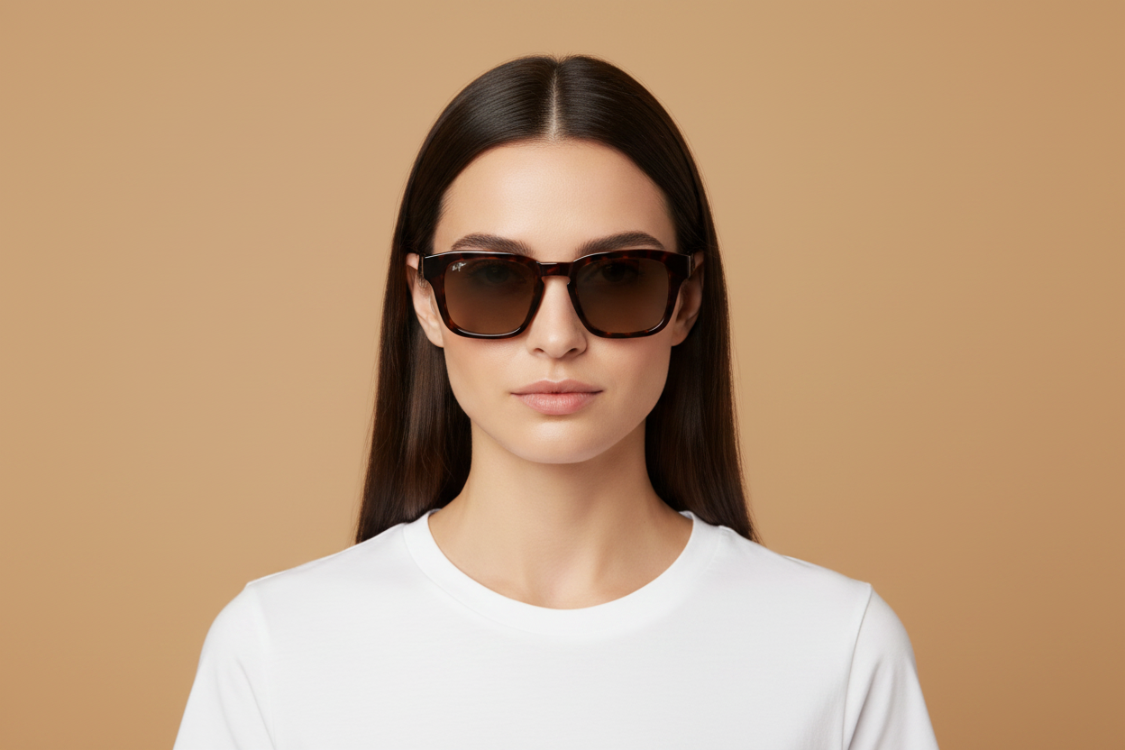 Modelo femenino llevando Gafas de Sol Maui Jim Maluhia MJ643 10 52 20
