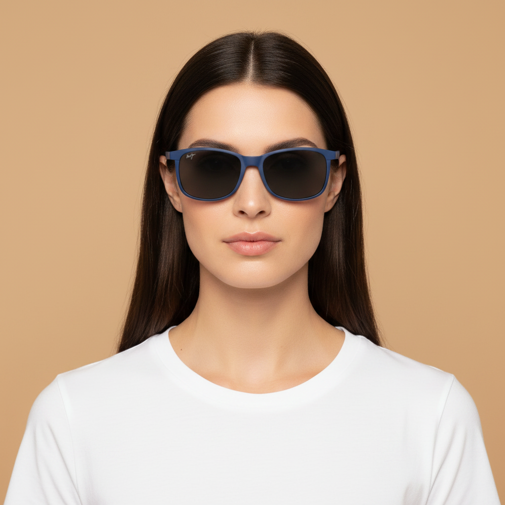 Modelo femenino llevando Gafas de Sol Maui Jim Hulili MJ672 03 57 17