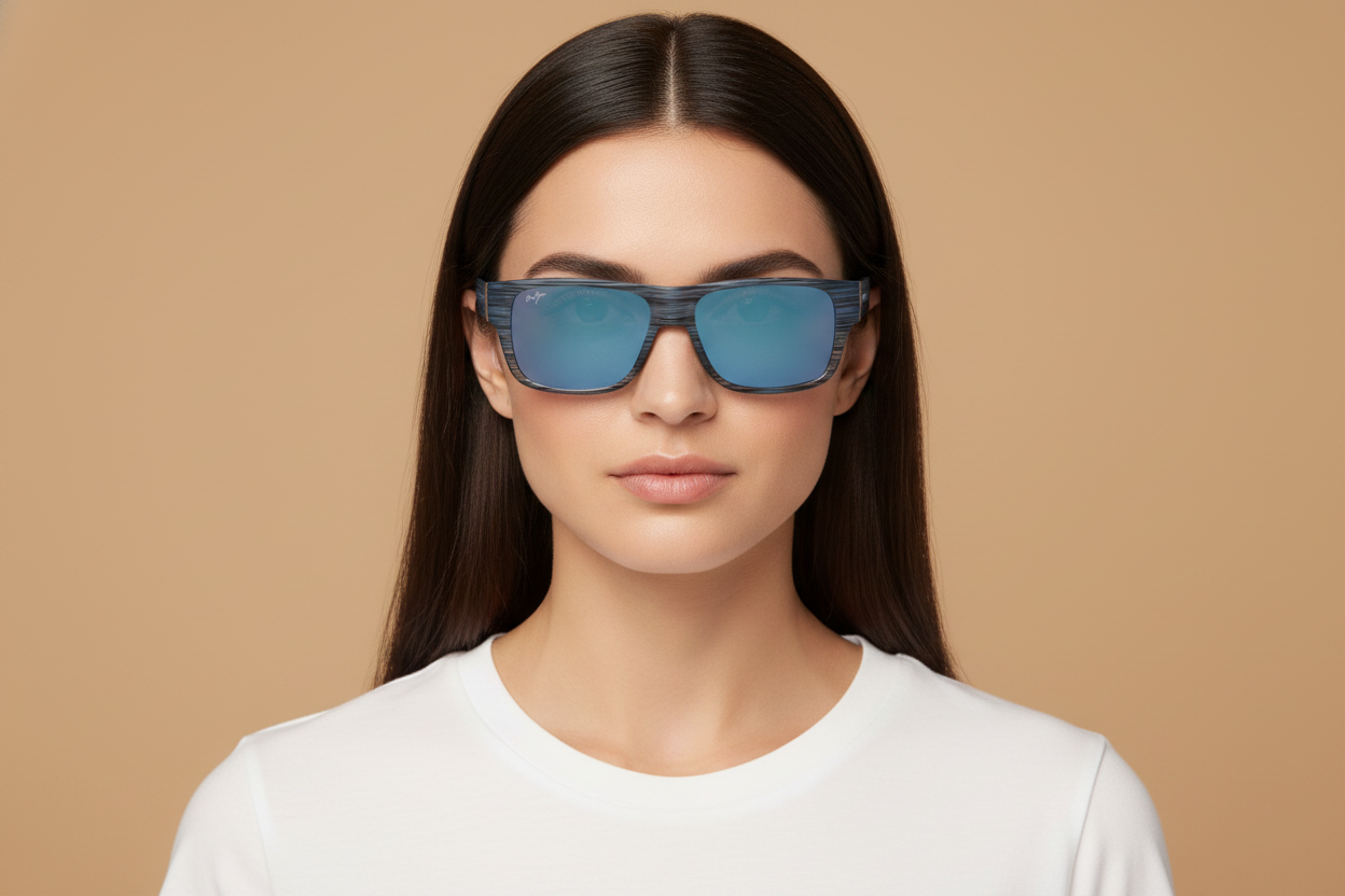 Modelo femenino llevando Gafas de Sol Maui Jim Keahi MJB873 03 56 17