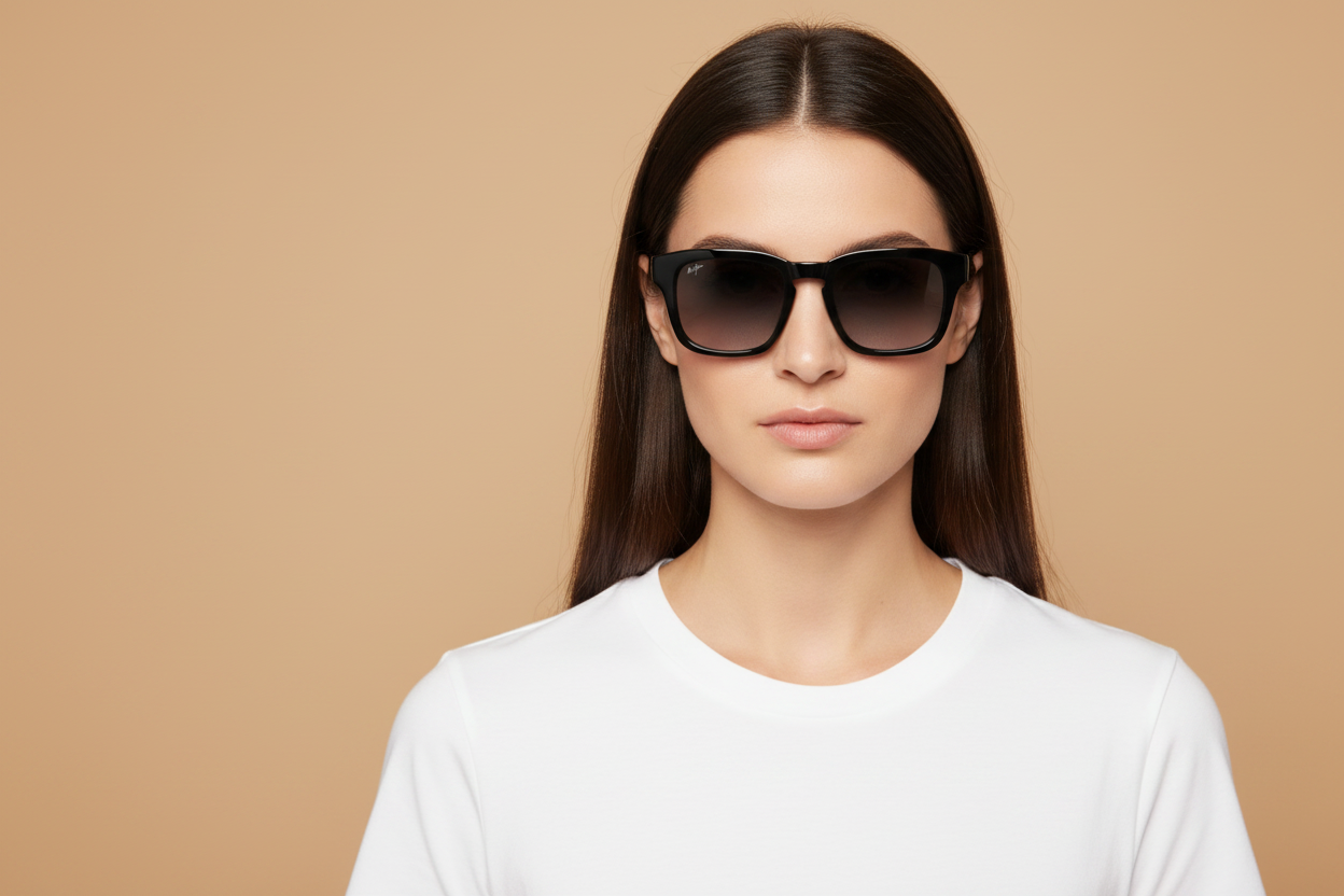 Modelo femenino llevando Gafas de Sol Maui Jim Maluhia MJGS643 14 52 20