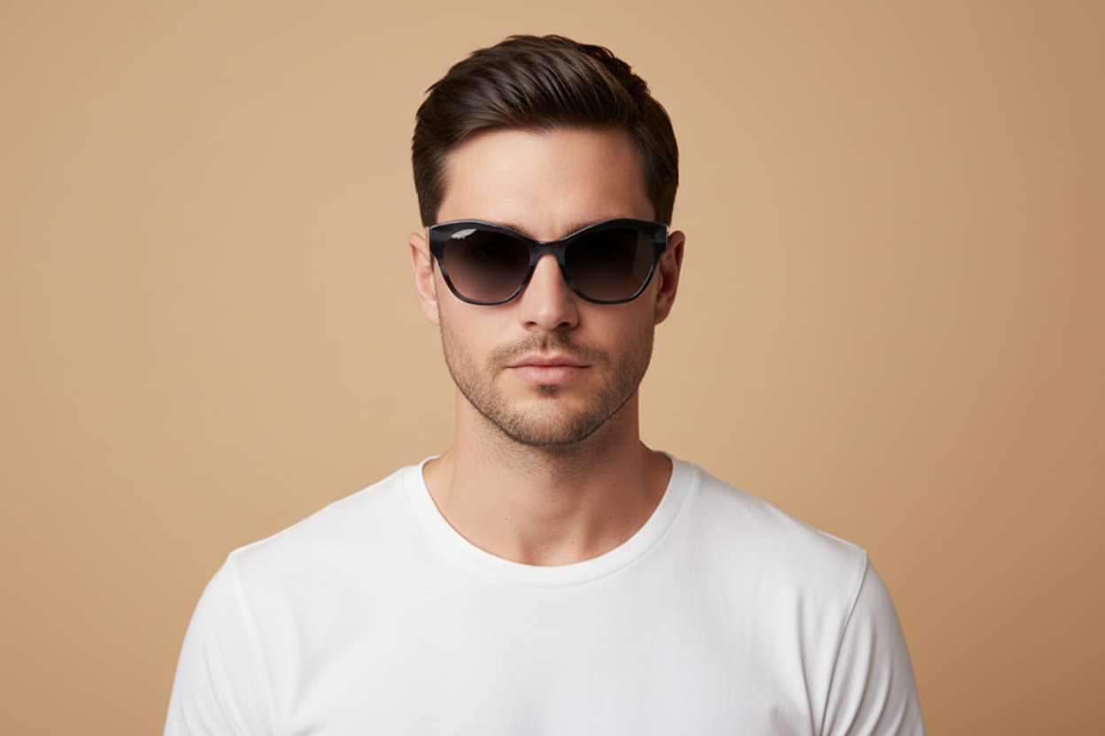 Modelo masculino llevando Gafas de Sol Maui Jim Kila MJGS819 02A 54 19