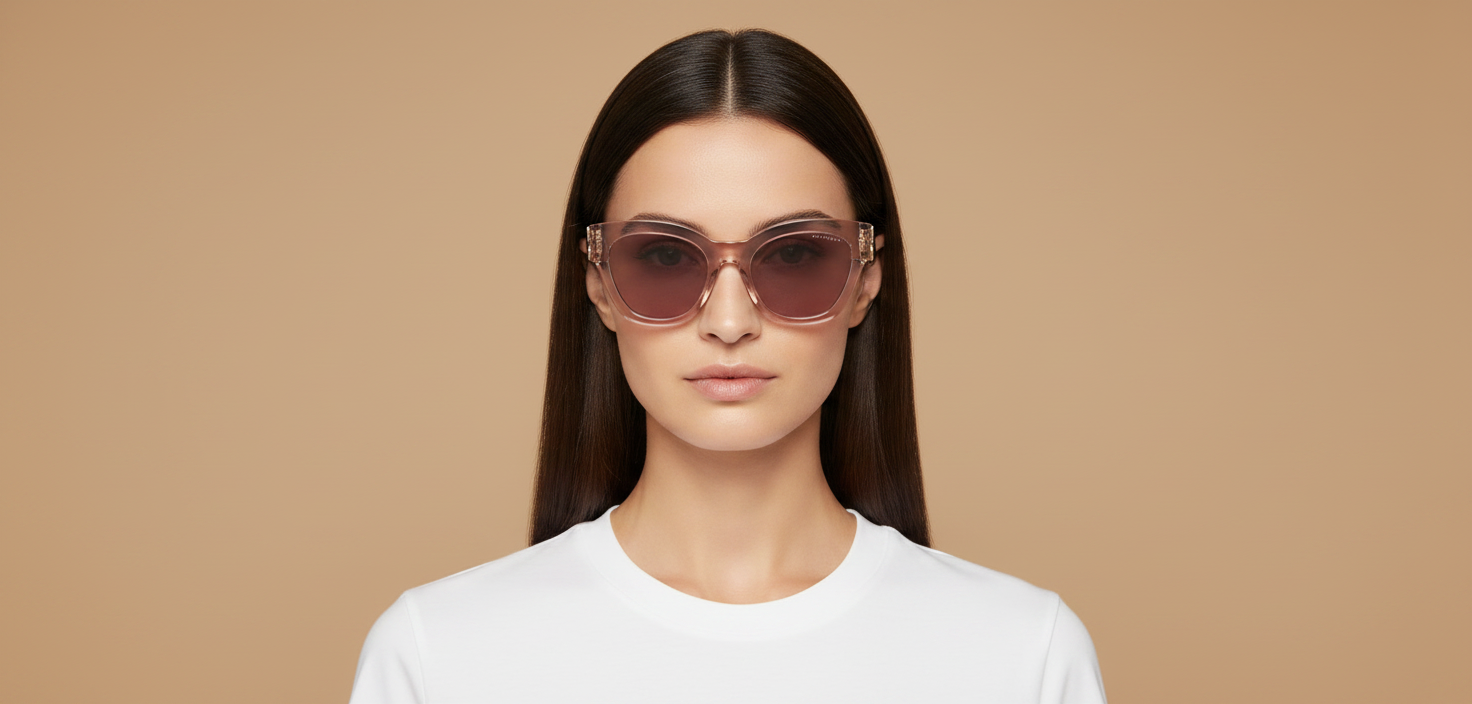 Modelo femenino llevando Gafas de Sol Miu Miu 01YS 12W20I 51 22