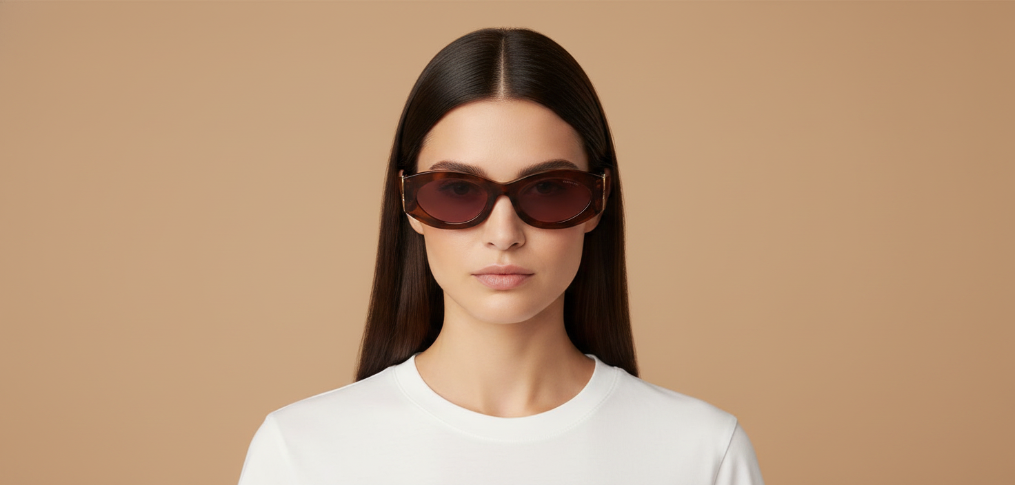 Modelo femenino llevando Gafas de Sol Miu Miu 11WS 11Q08S 54 21