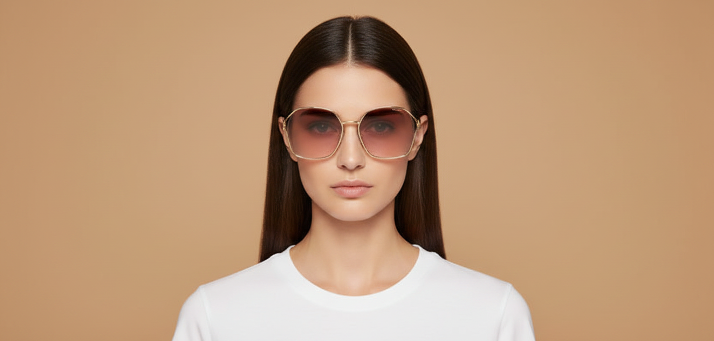 Modelo femenino llevando Gafas de Sol Miu Miu 52WS 5AK06S 60 19
