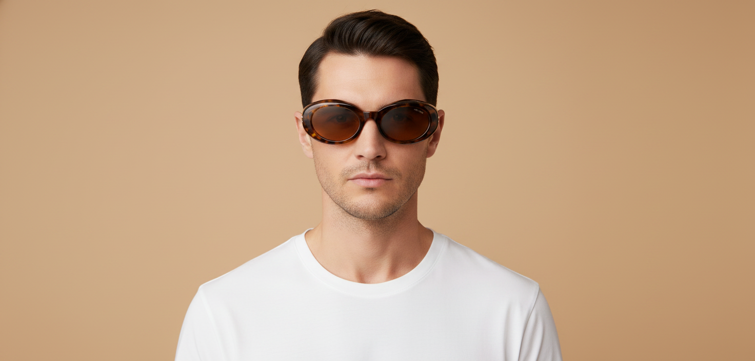 Modèle homme portant Gafas de Sol Miu Miu B09S 14L20V 52 21