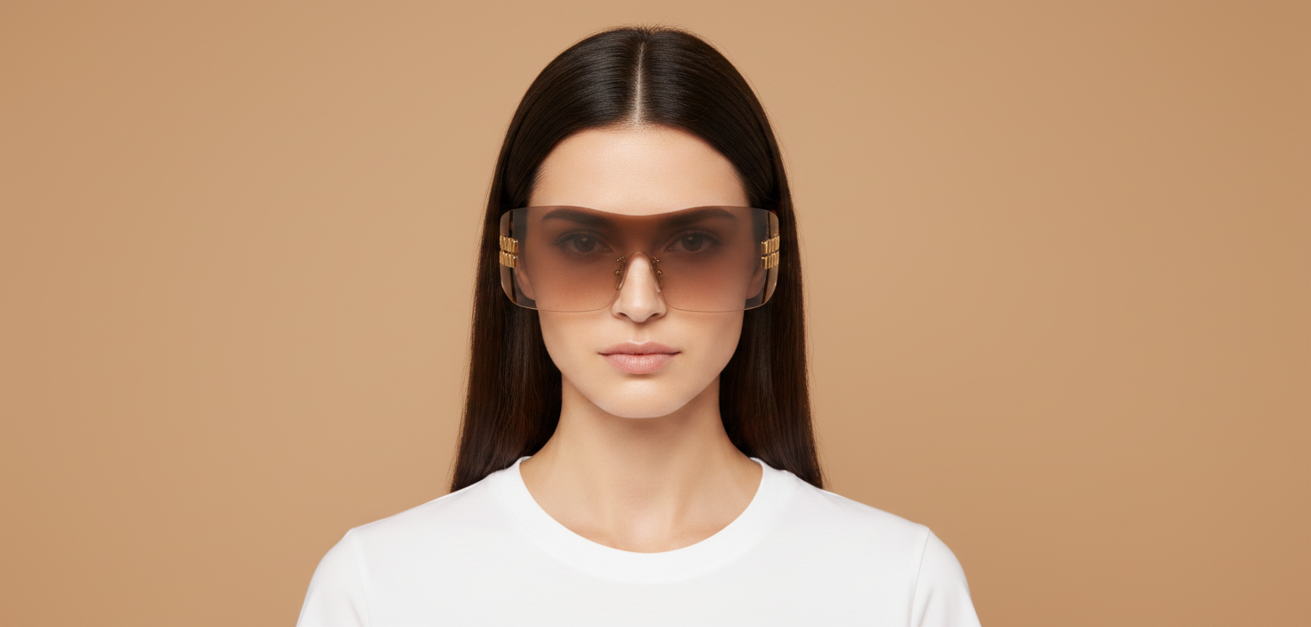 Женская модель в Gafas de Sol Miu Miu B53S 5AK20P 44 14