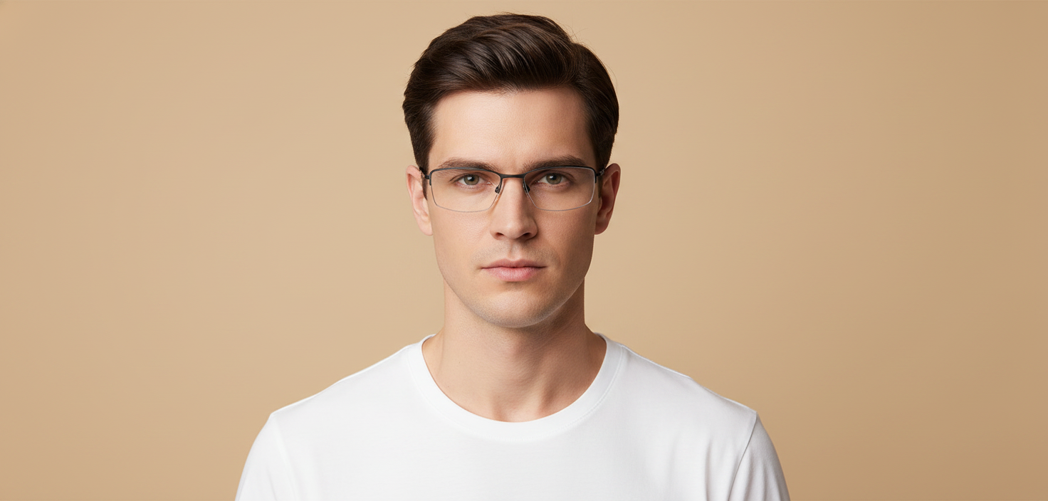 Male model wearing Prescription Glasses Oakley Lizard OX5113 01 54 18