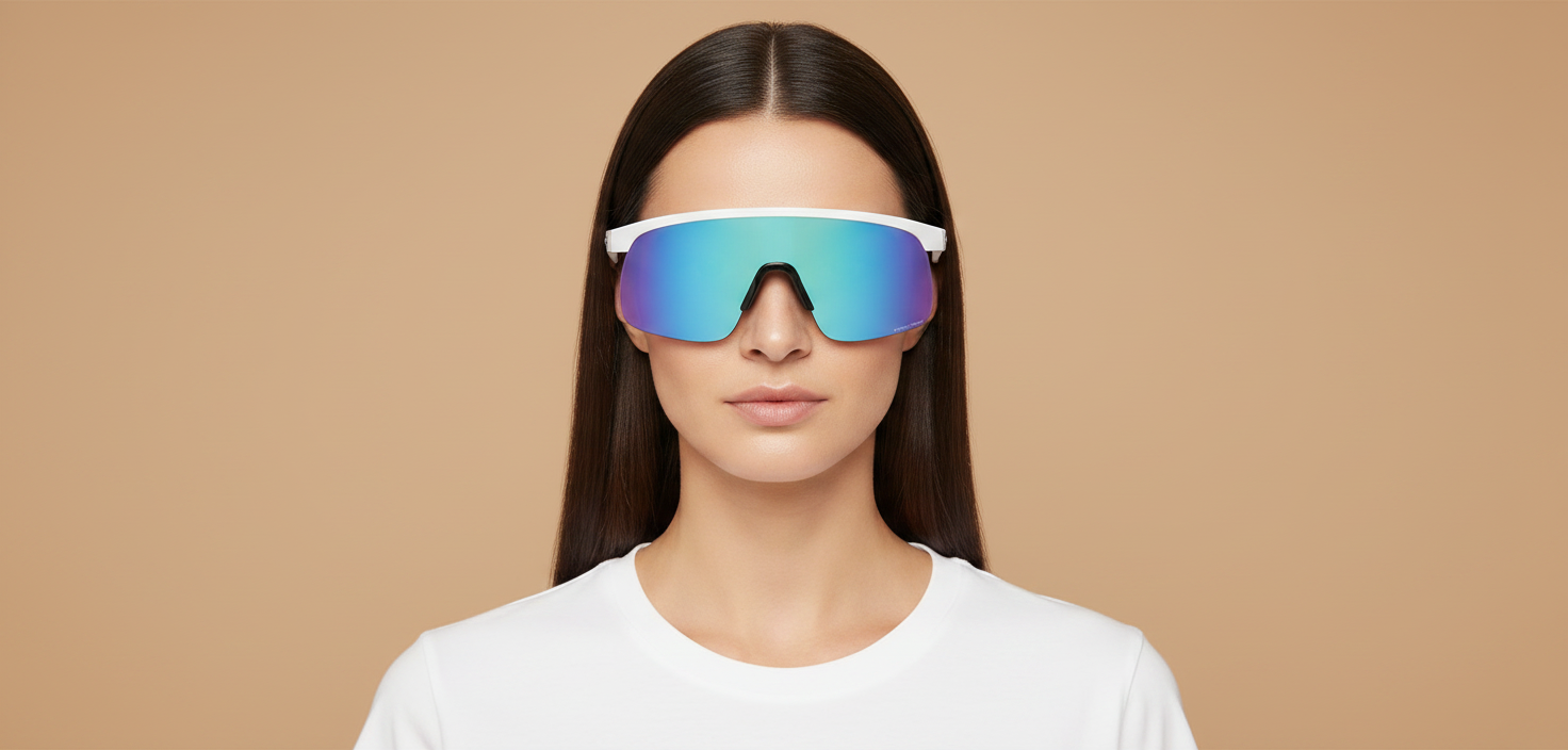 Modelo femenino llevando Gafas de Sol Oakley Resistor OJ9010 07 23 12