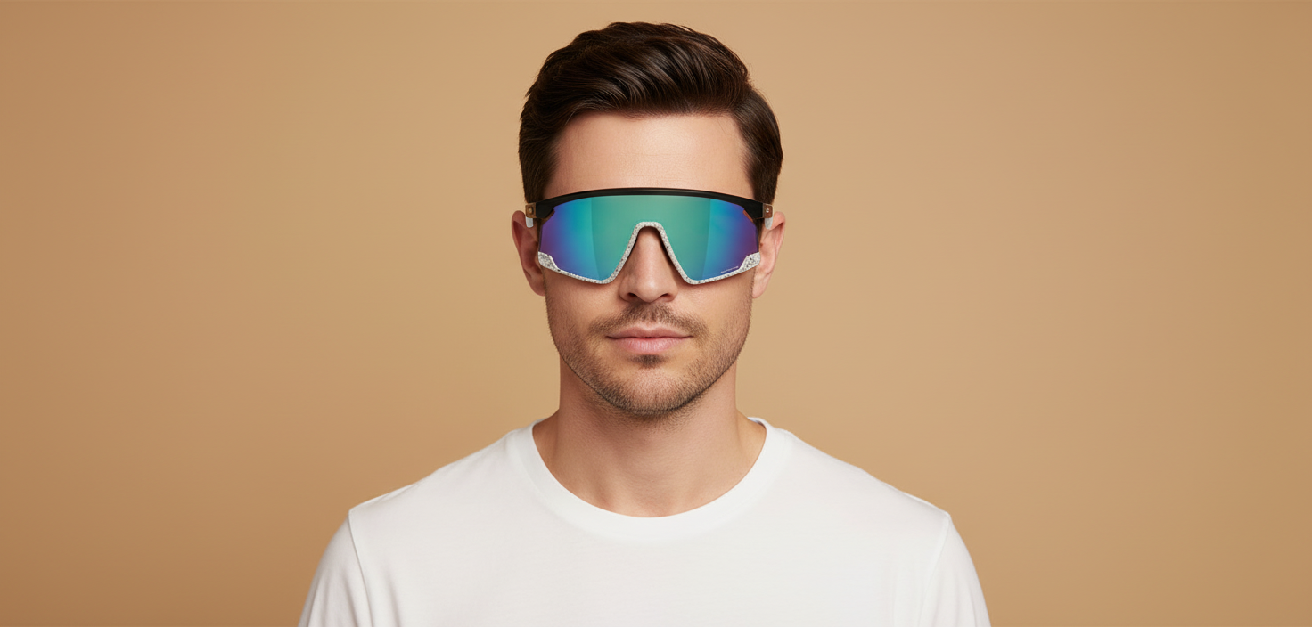 Modelo masculino llevando Gafas de Sol Oakley BXRT OO9280 03 01 39