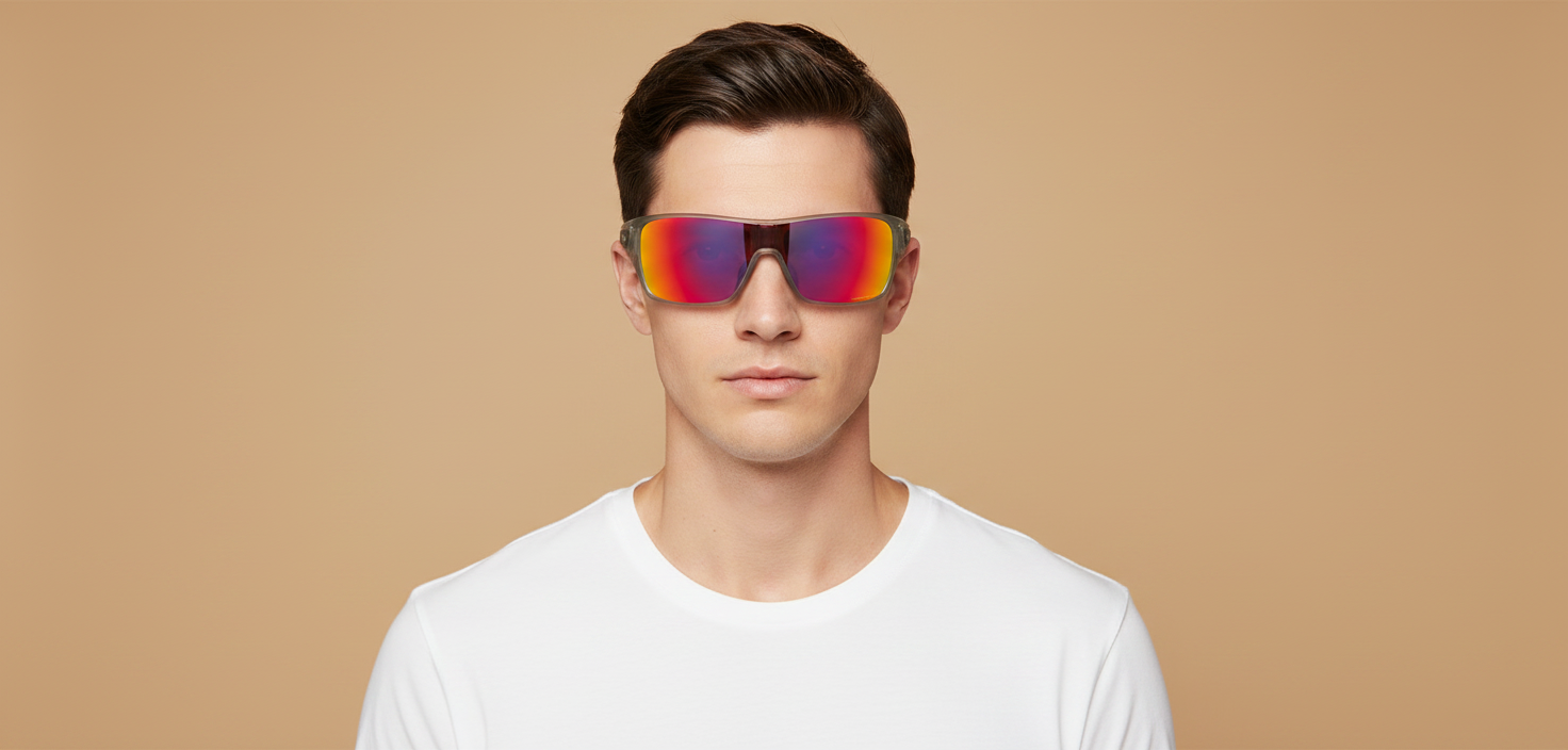 Modelo masculino llevando Gafas de Sol Oakley Turbine Rotor OO9307 30 01 32