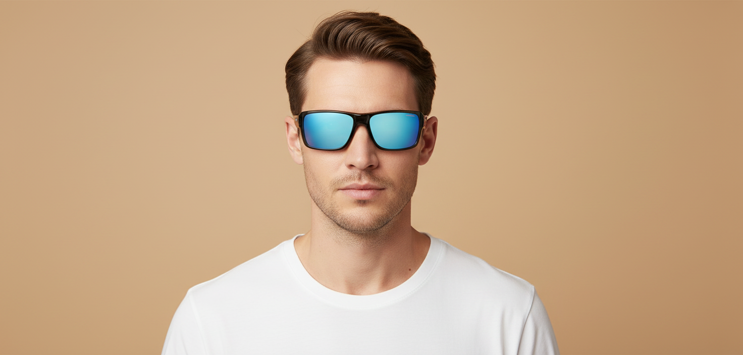 Modelo masculino llevando Gafas de Sol Oakley Double Edge OO9380 06 66 17