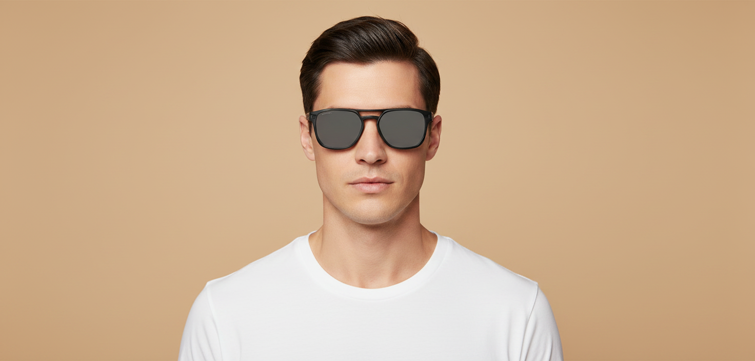 Modelo masculino llevando Gafas de Sol Oakley Latch Beta OO9436 05 54 18
