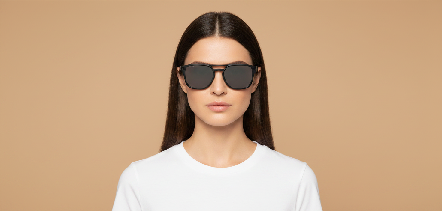 Modelo femenino llevando Gafas de Sol Oakley Latch Beta OO9436 05 54 18