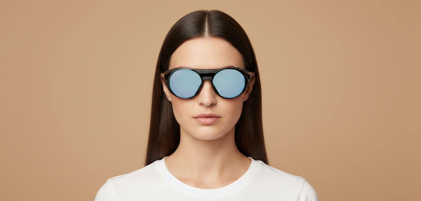 Modelo femenino llevando Gafas de Sol Oakley Clifden OO9440 02 56 19