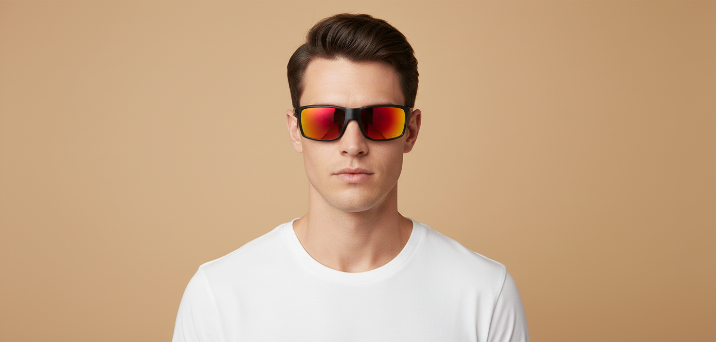 Modelo masculino llevando Gafas de Sol Oakley Gibston OO9449 05 61 17