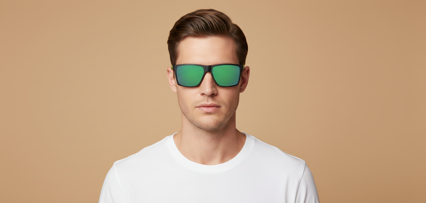 Modelo masculino llevando Gafas de Sol Oakley Futurity Sun OO9482 02 57 14