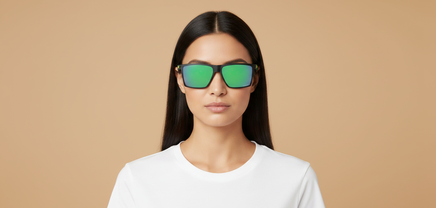 Modelo femenino llevando Gafas de Sol Oakley Futurity Sun OO9482 02 57 14