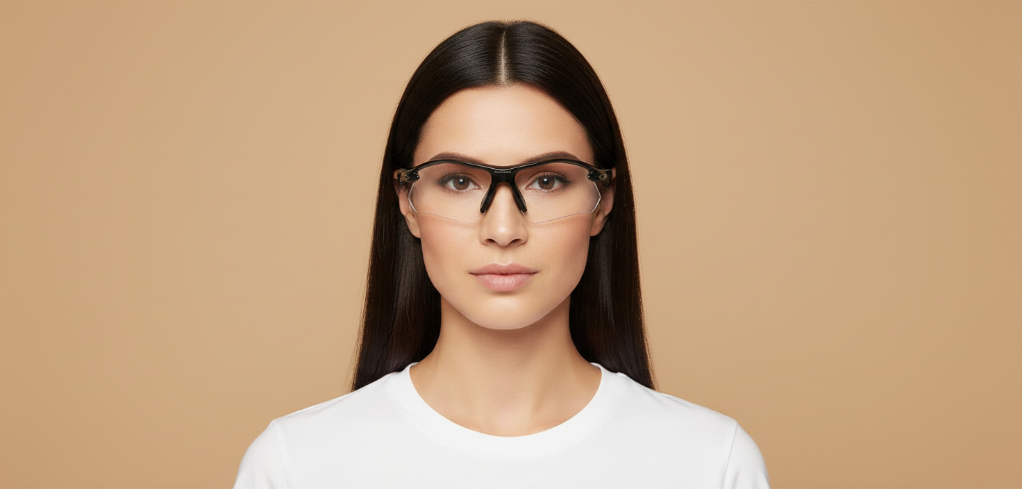 Modelo femenino llevando Gafas de Sol Oakley Radar Plate OO9495D 02 36 13