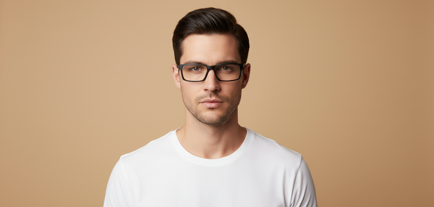 Мужская модель в Очки для зрения Oakley Overhead OX8060 01 59 16