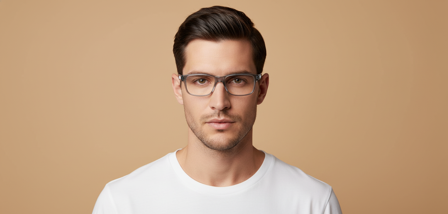 Modelo masculino llevando Gafas Graduadas Oakley Fiel Day OY8007 10 48 14